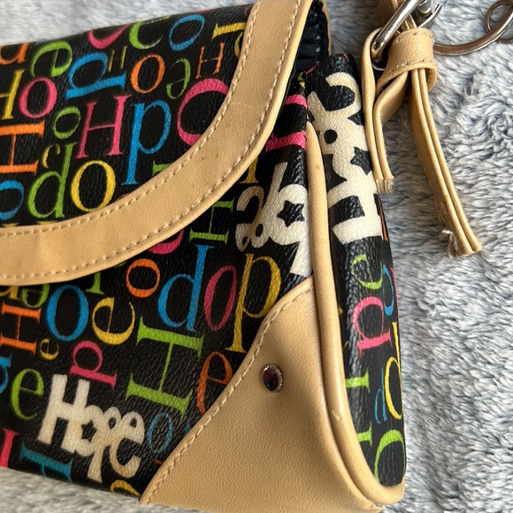 🌈Multicoloured HOPE Mini Handbag/Purse - Picture 5 of 11